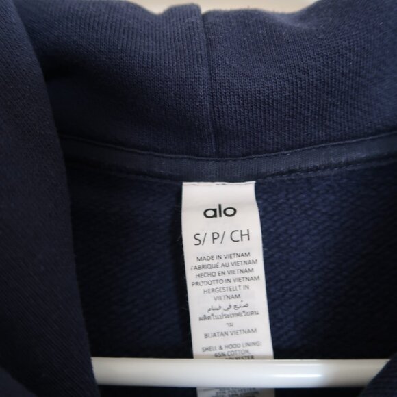 Alo Yoga Navy Blue Bae Hoodie - Picture 2 of 3